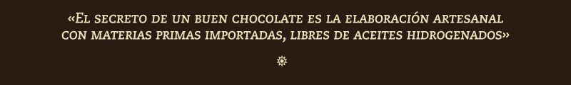 El secreto de un buen chocolate